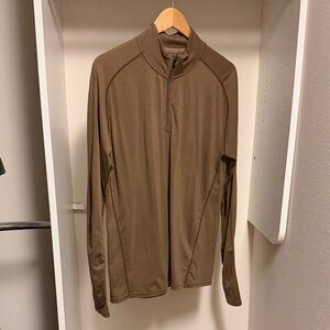 Smartwool Merino 150 Brown Quarter-Zip Pullover